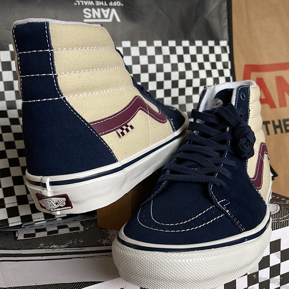 Vans Skate Sk8-Hi Dress Blues/Turtle Dove Men’s sneakers - Picture 10 of 16
